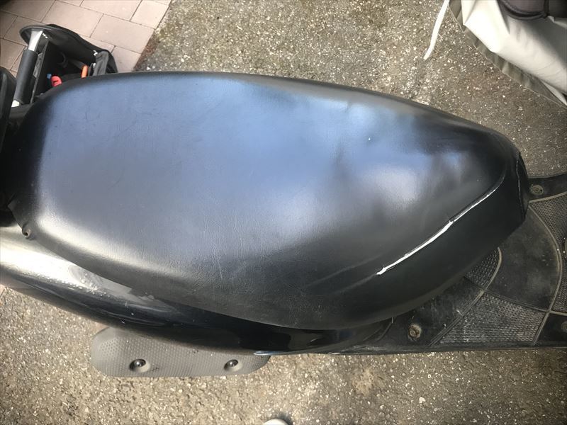 180512 レッツ2 シート張替: 徒然なるその日暮し※リターンズ